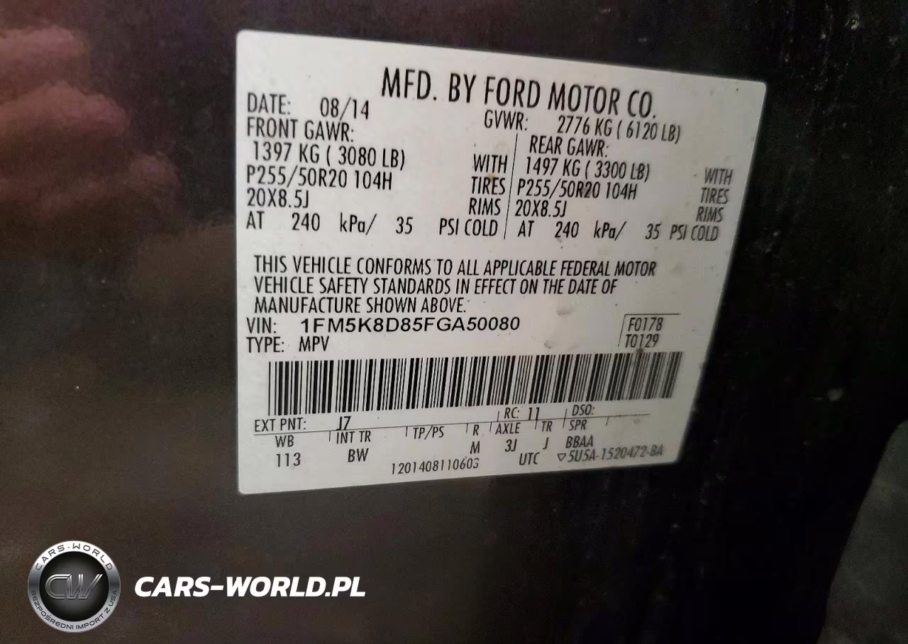 2015 Ford Explorer Xlt VIN:1FM5K8D85FGA50080 - 13