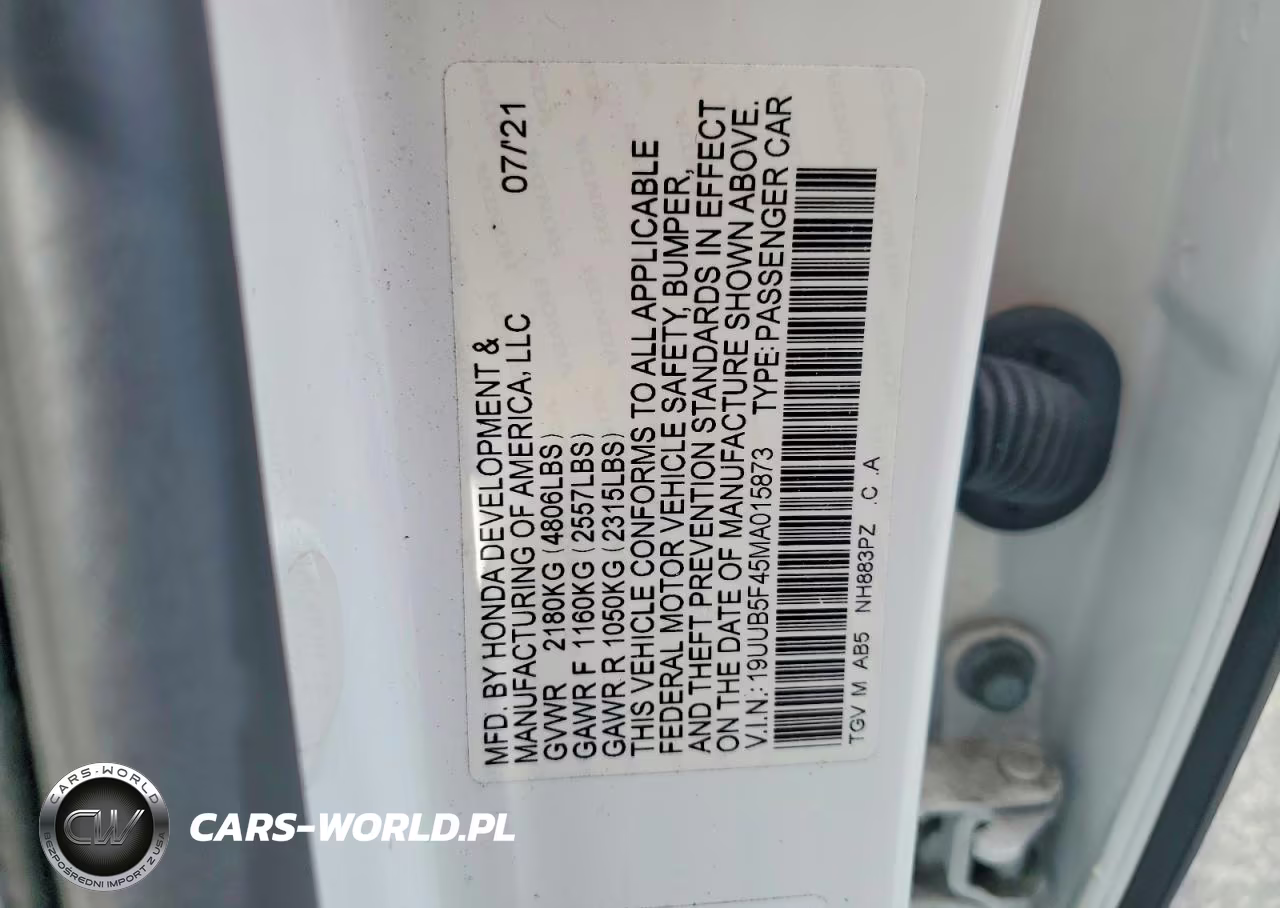 2021 Acura Tlx Technology VIN:19UUB5F45MA015873 - 12