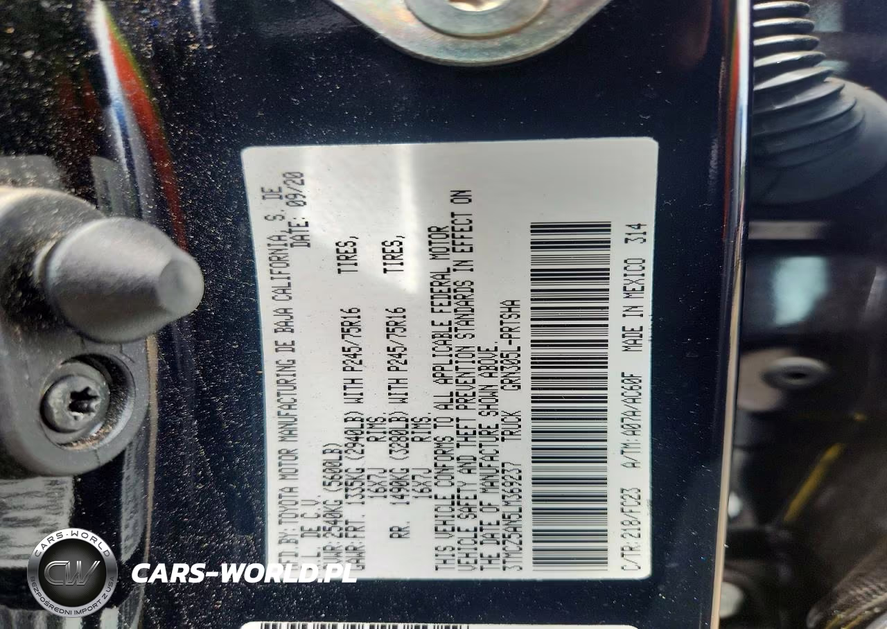 2020 Toyota Tacoma Sr5 V6 VIN:3TMCZ5AN5LM369237 - 13