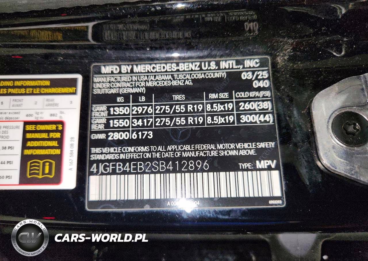 2025 Mercedes-Benz Gle 350 VIN:4JGFB4EB2SB412896 - 14