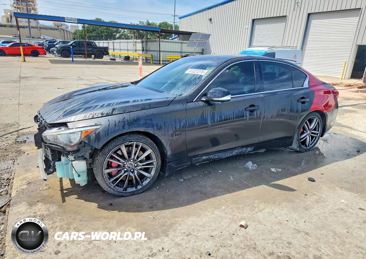 2018 Infiniti Q50 Red Sport 400 VIN:JN1FV7AP8JM461251 - 1