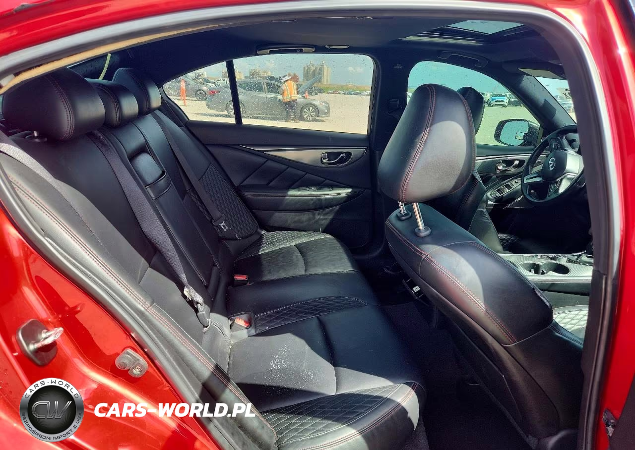 2018 Infiniti Q50 Red Sport 400 VIN:JN1FV7AP8JM461251 - 10