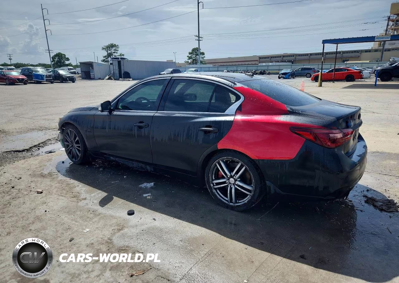 2018 Infiniti Q50 Red Sport 400 VIN:JN1FV7AP8JM461251 - 2