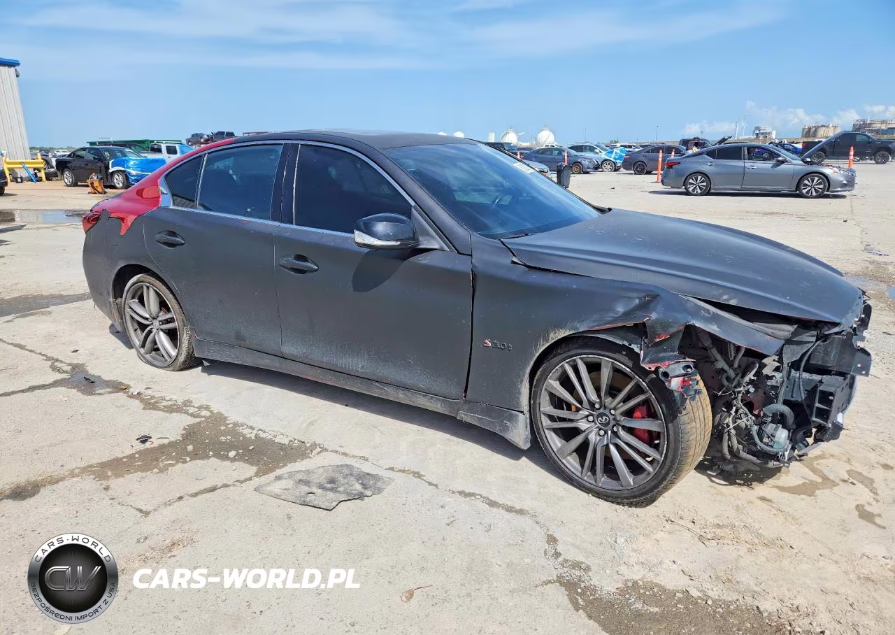 2018 Infiniti Q50 Red Sport 400 VIN:JN1FV7AP8JM461251 - 4