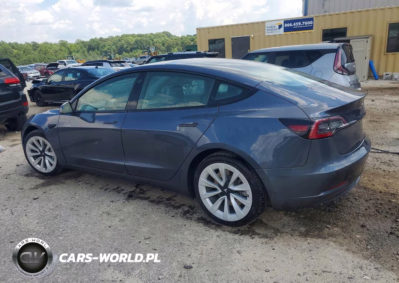 2022 Tesla Model 3 VIN:5YJ3E1EA5NF291075 - 2
