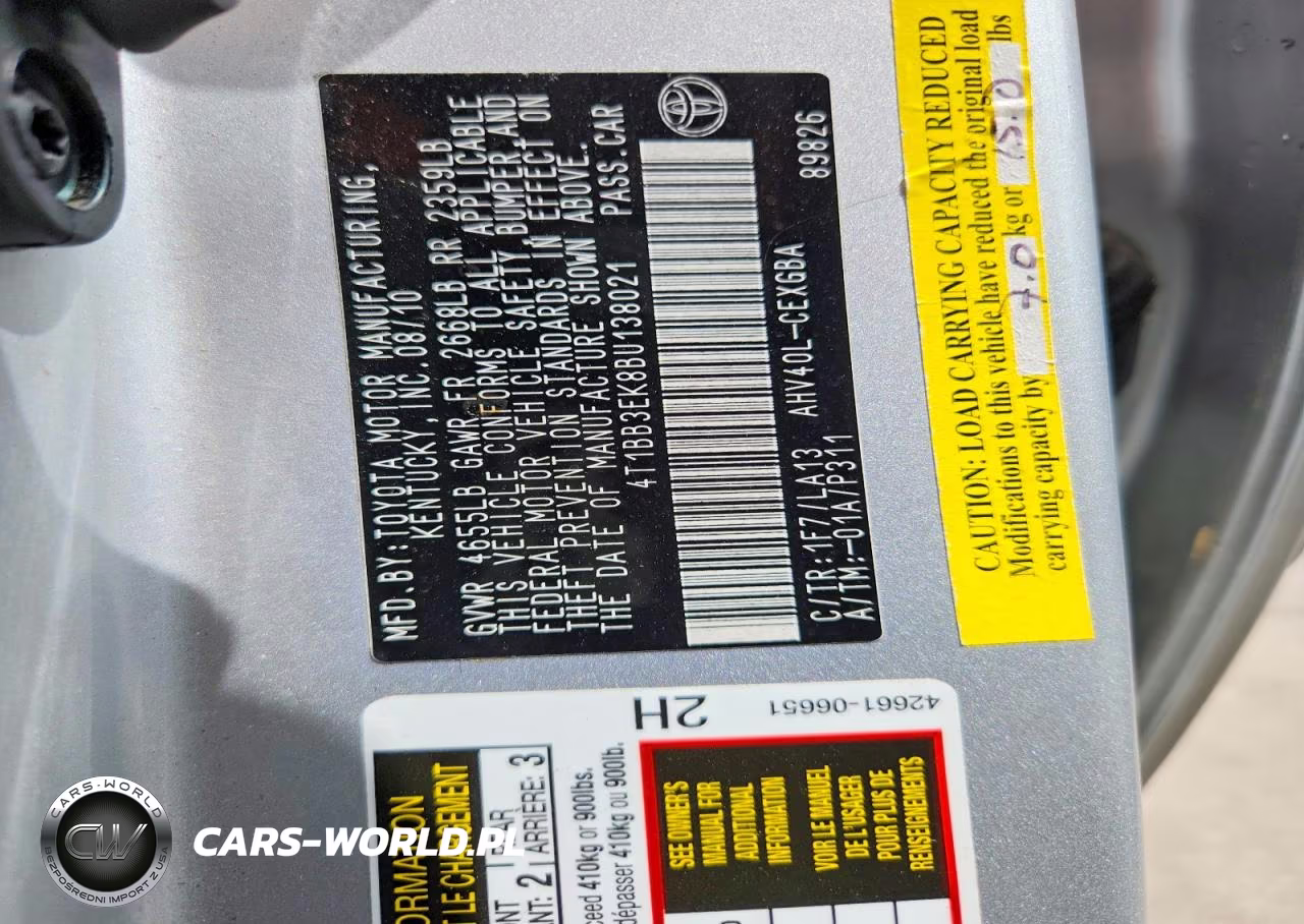 2011 Toyota Camry Hybrid VIN:4T1BB3EK8BU138021 - 13