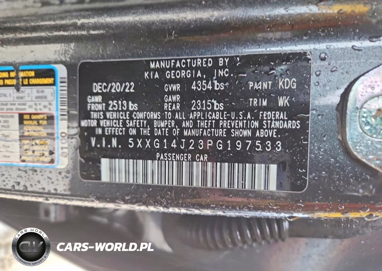 2023 Kia K5 Lxs VIN:5XXG14J23PG197533 - 13