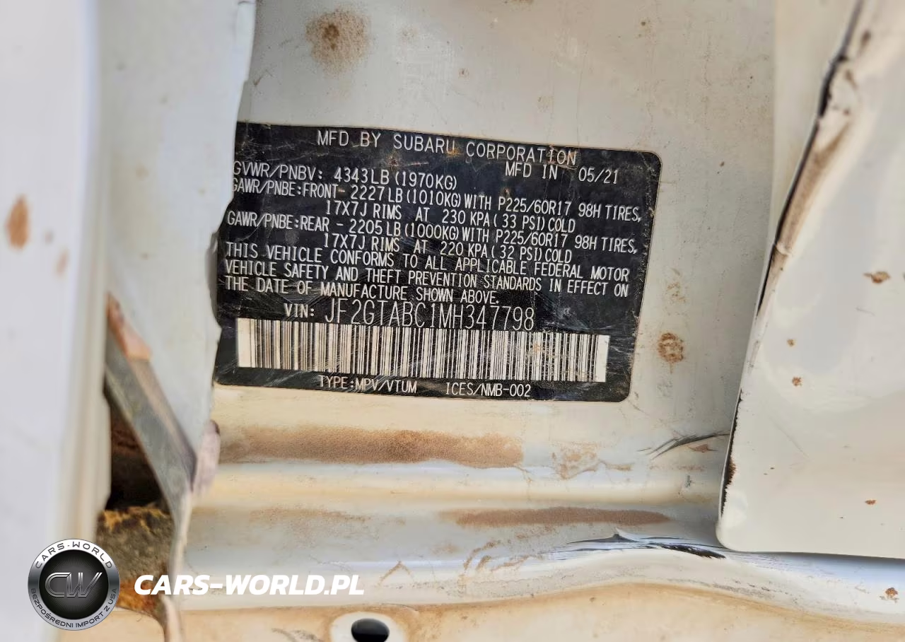 2021 Subaru Crosstrek VIN:JF2GTABC1MH347798 - 13