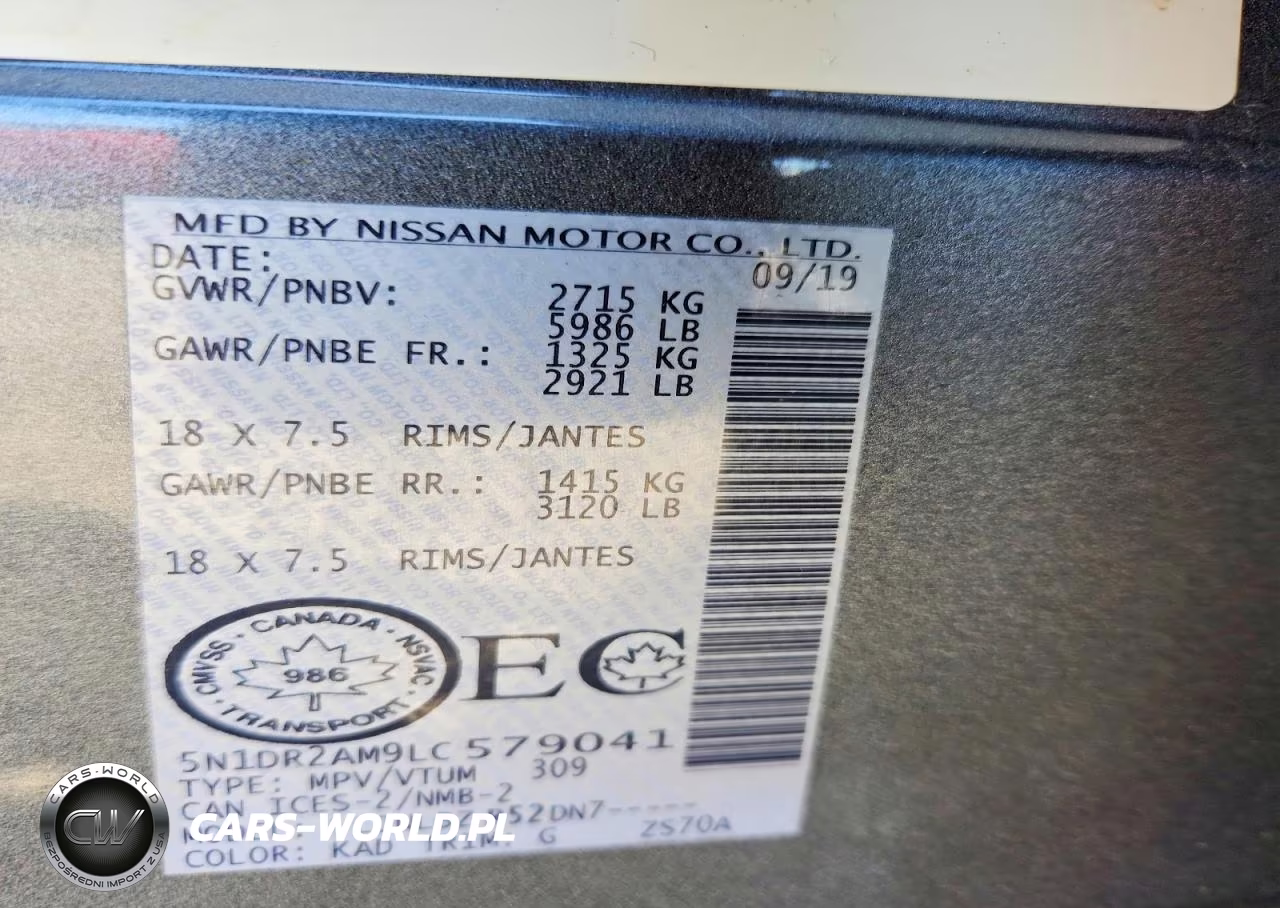 2020 Nissan Pathfinder S VIN:5N1DR2AM9LC579041 - 13