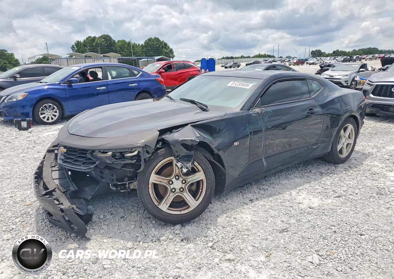 2019 Chevrolet Camaro Ls VIN:1G1FB1RX4K0131664 - 1