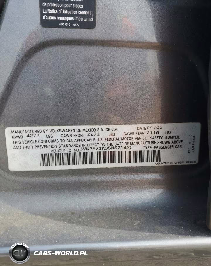 2005 Volkswagen New Jetta Value VIN:3VWPF71K35M621420 - 13