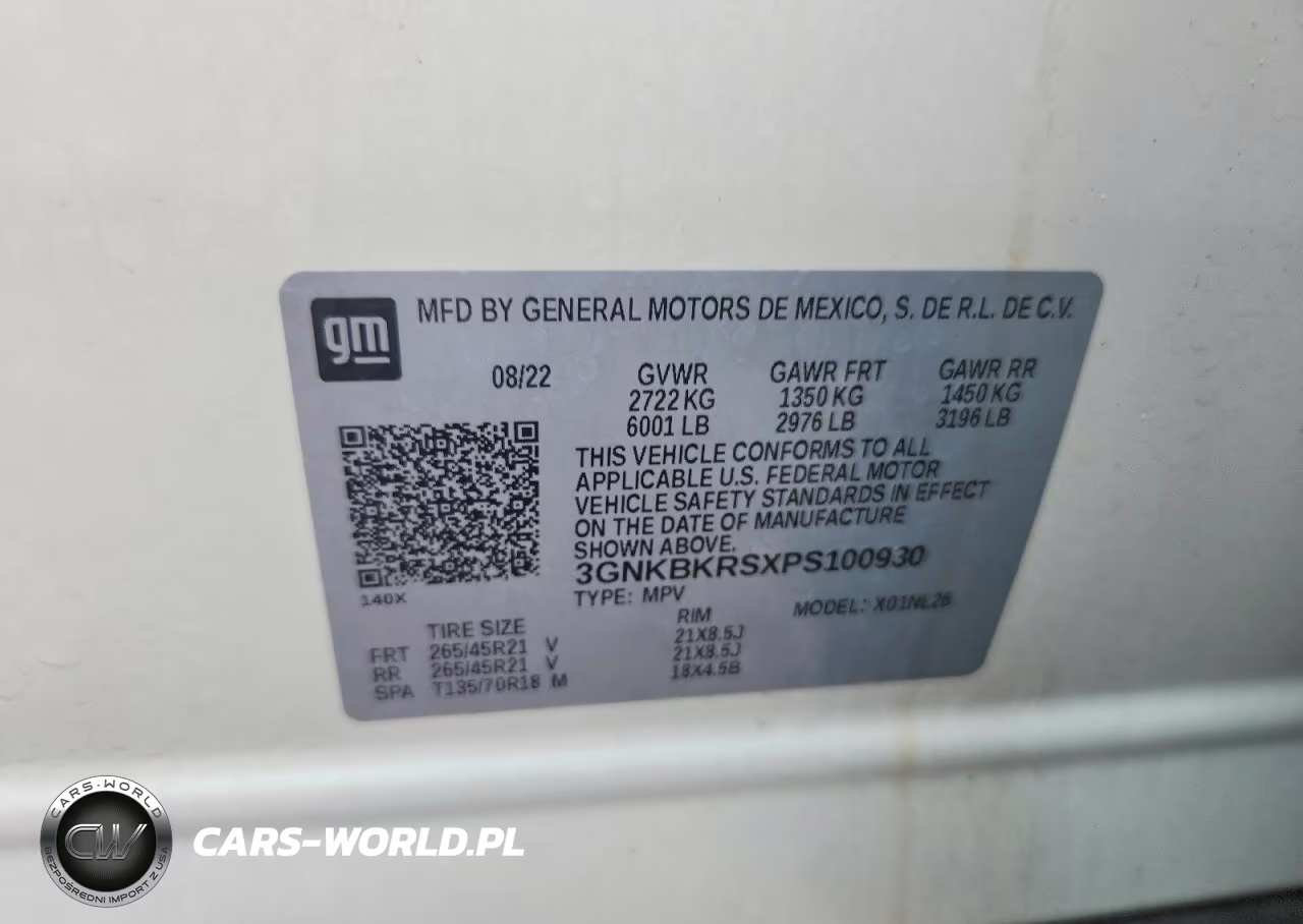 2023 Chevrolet Blazer Rs VIN:3GNKBKRSXPS100930 - 12