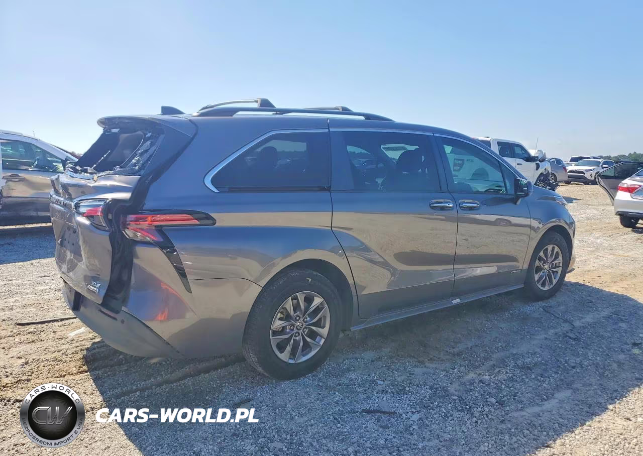 2021 Toyota Sienna Xle VIN:5TDJRKEC8MS046137 - 3