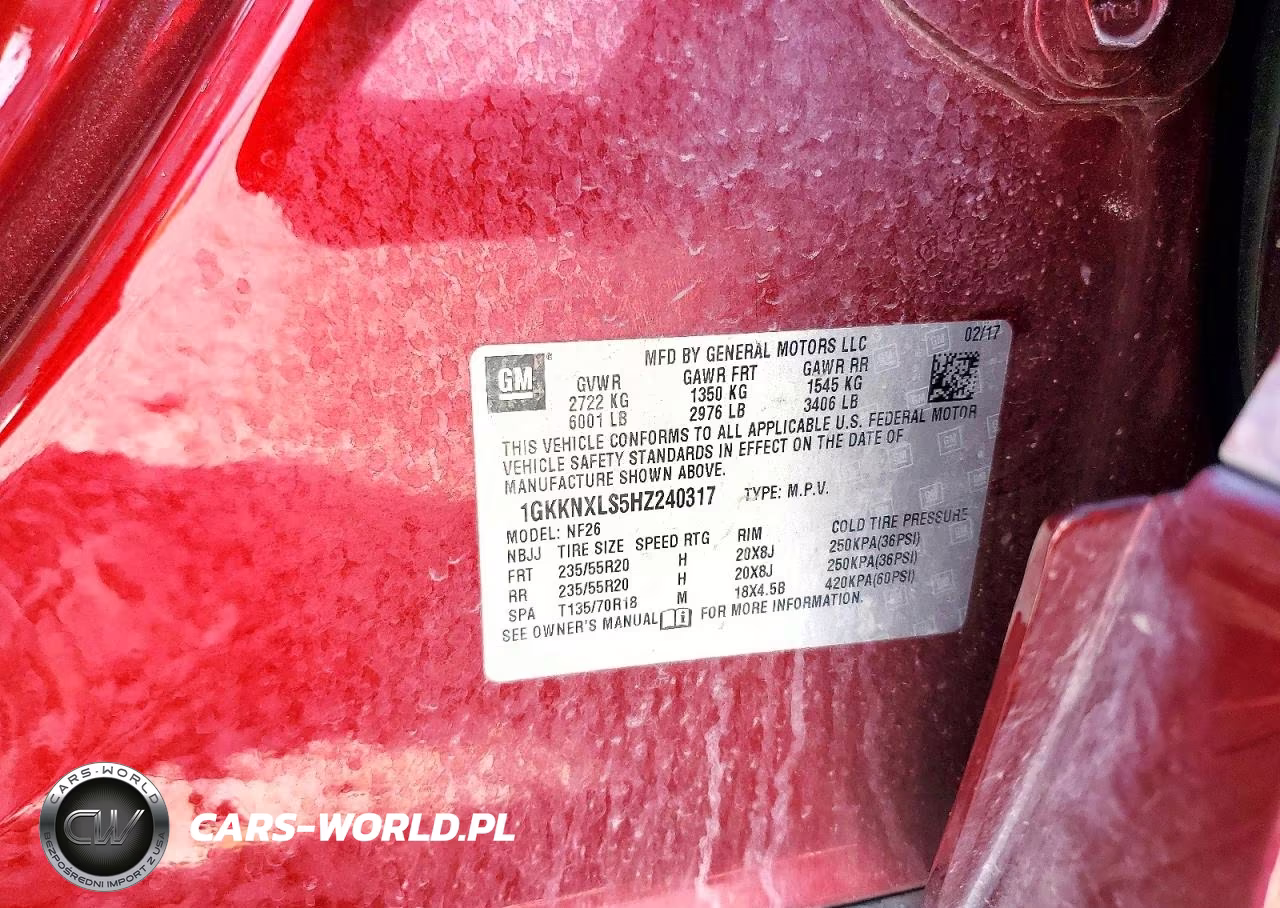 2017 GMC Acadia Denali VIN:1GKKNXLS5HZ240317 - 14