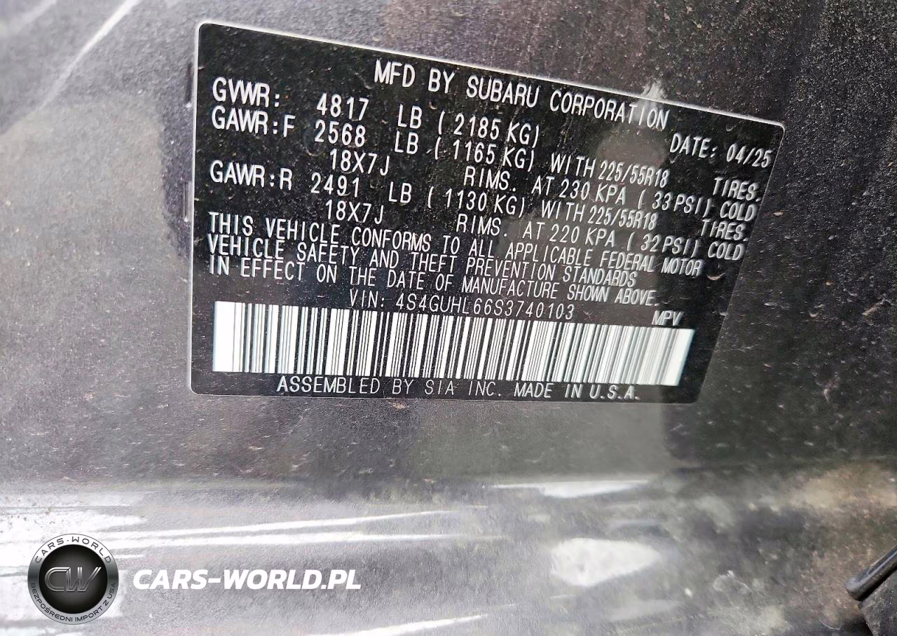 2025 Subaru Crosstrek Limited VIN:4S4GUHL66S3740103 - 14