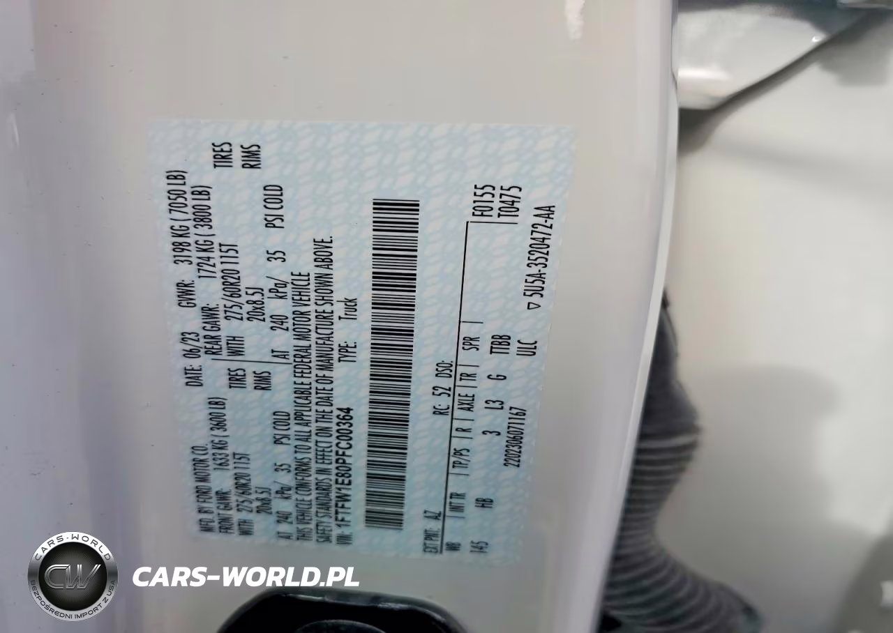 2023 Ford F150 Supercrew VIN:1FTFW1E80PFC00364 - 12