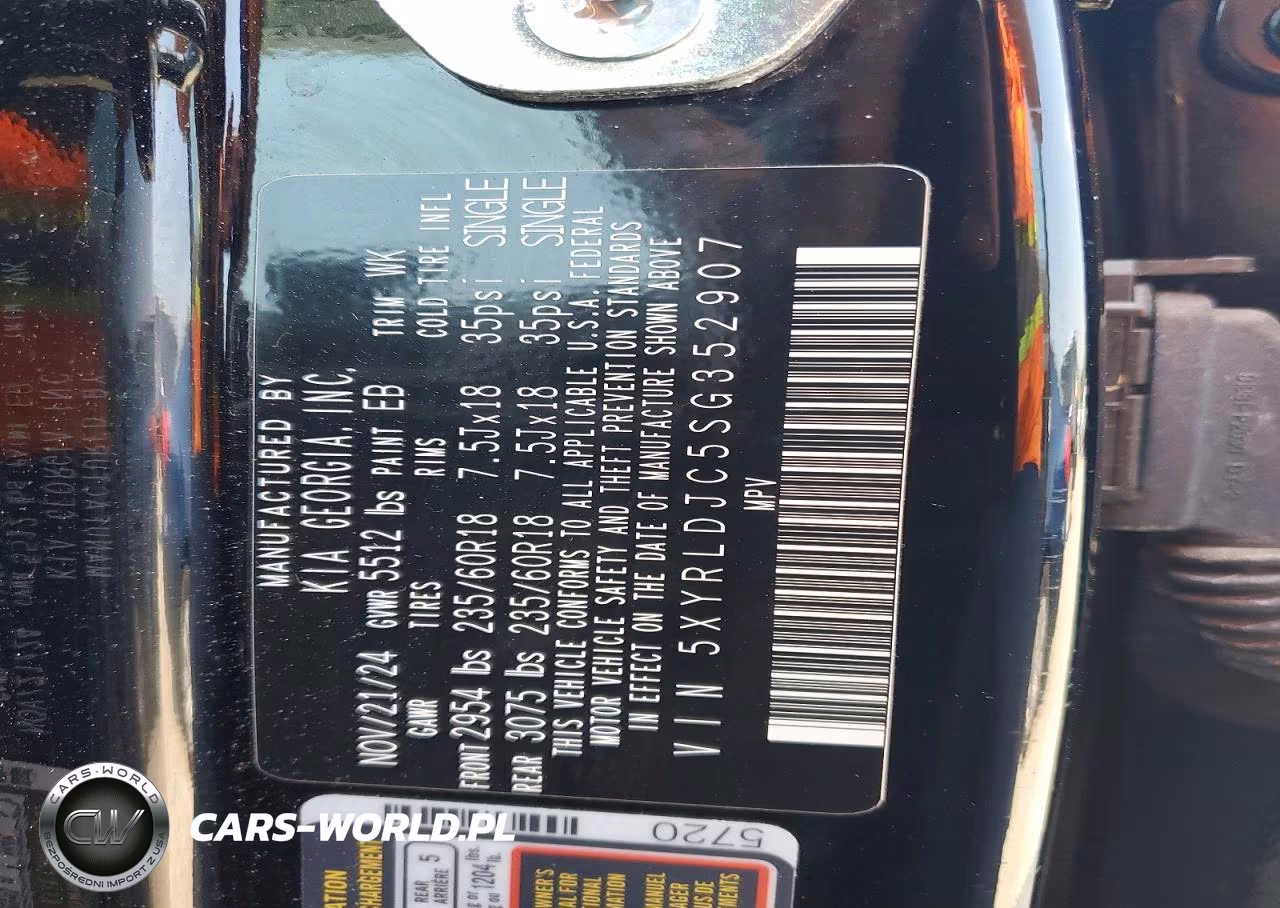2025 Kia Sorento S VIN:5XYRLDJC5SG352907 - 14