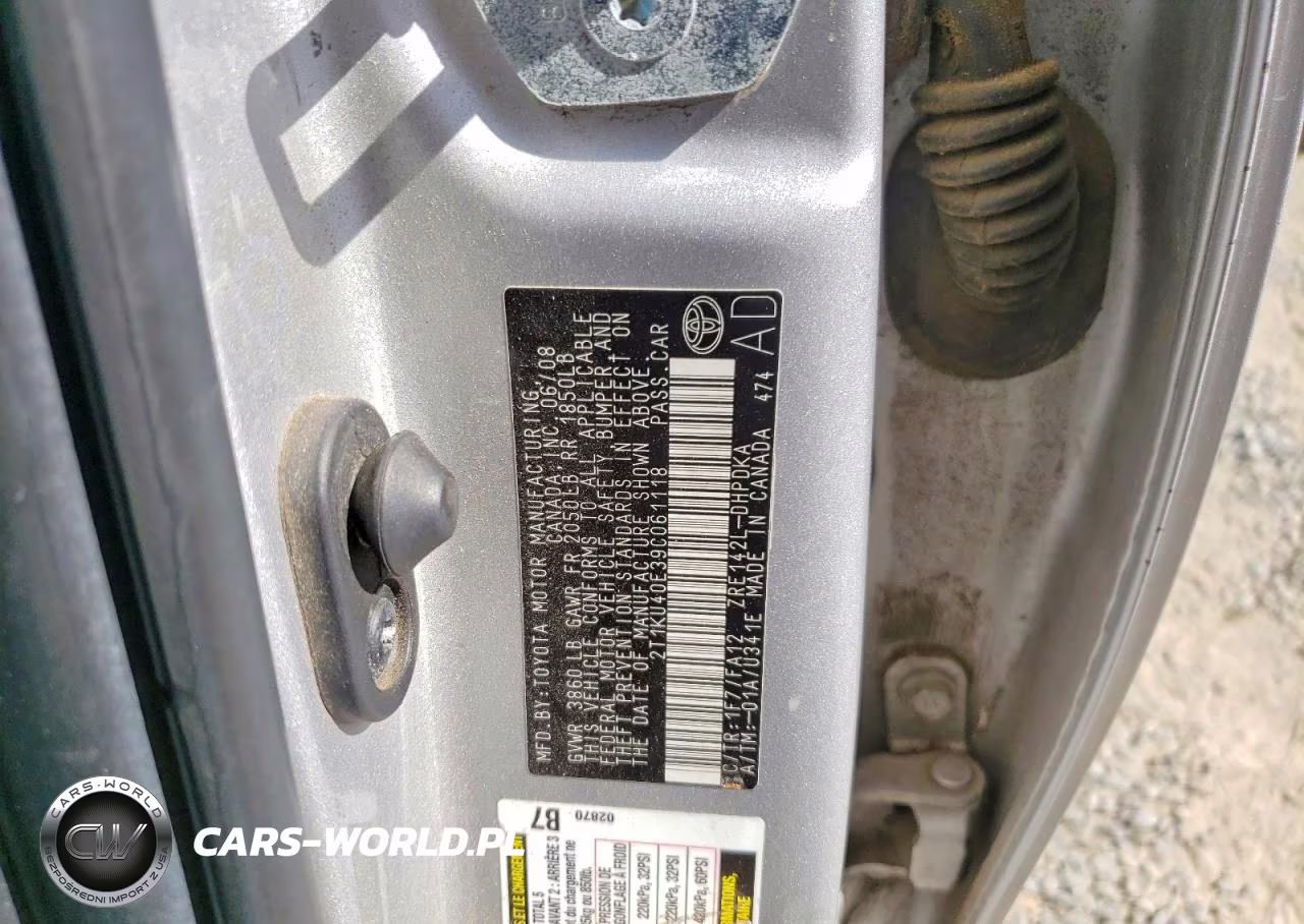 2009 Toyota Matrix Base VIN:2T1KU40E39C061118 - 12