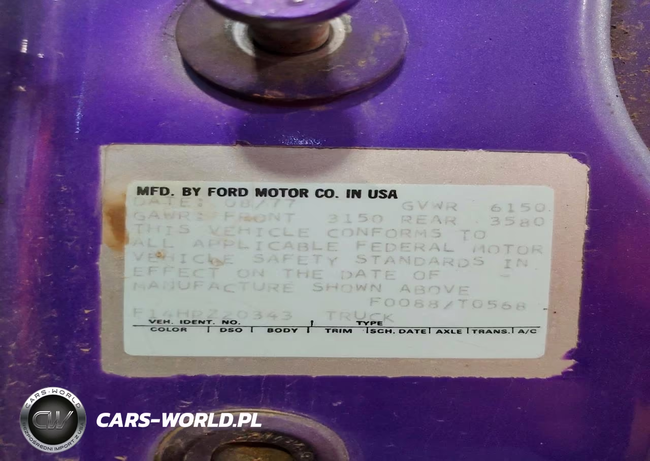 1977 Ford F150 VIN:F14HRZ20343 - 12