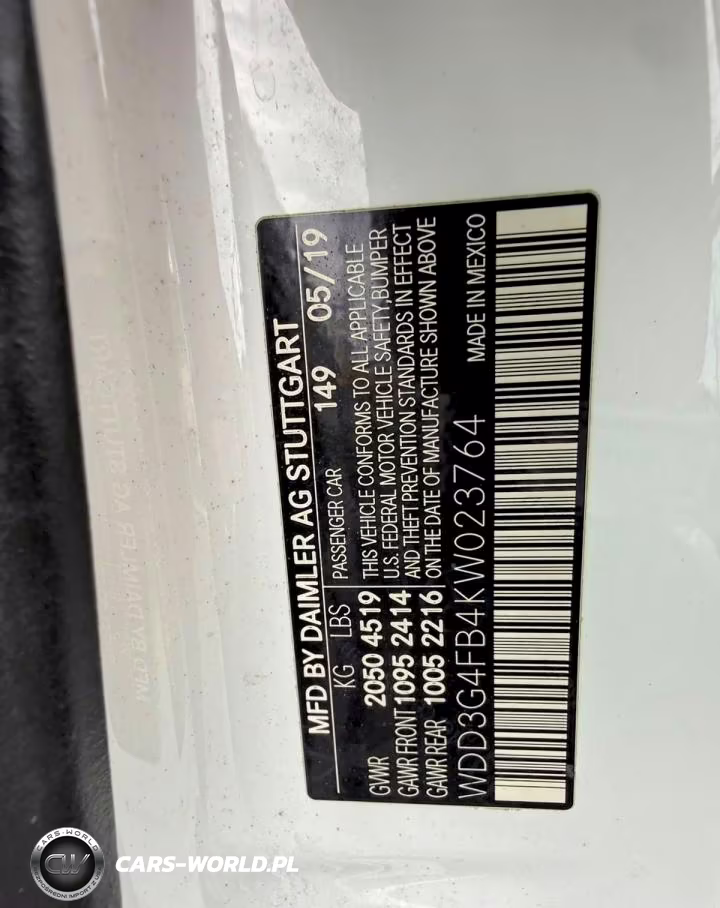 2019 Mercedes-Benz A 220 4Matic VIN:WDD3G4FB4KW023764 - 11