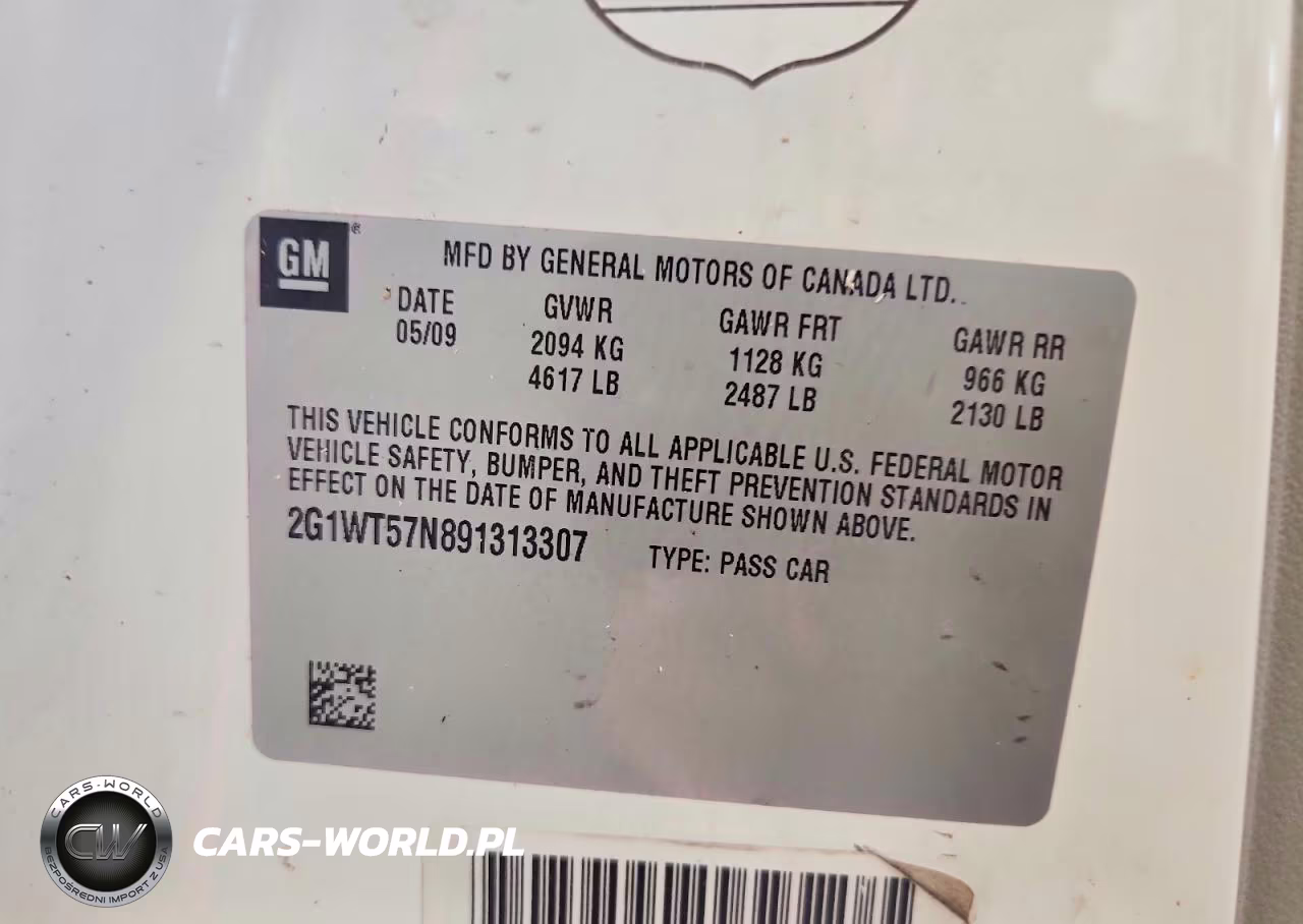 2009 Chevrolet Impala 1Lt VIN:2G1WT57N891313307 - 12