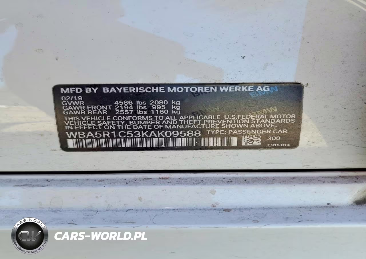 2019 BMW 330I VIN:WBA5R1C53KAK09588 - 12