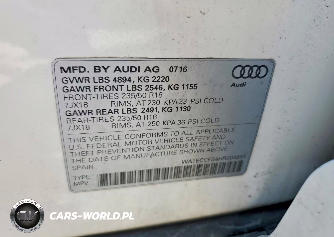 2017 Audi Q3 Premium VIN:WA1ECCFS4HR004531 - 14