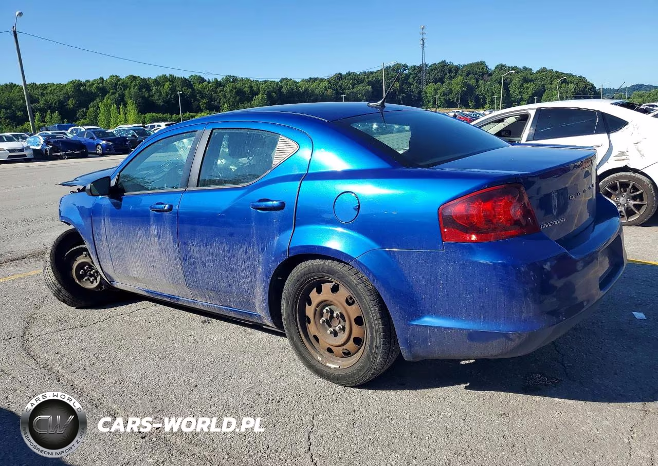 2013 Dodge Avenger Se VIN:1C3CDZAB8DN650729 - 2