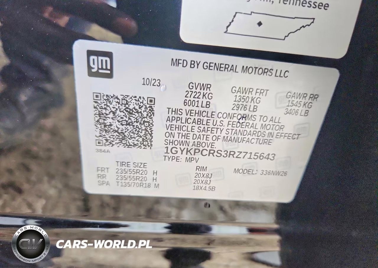 2024 Cadillac Xt6 Premium Luxury VIN:1GYKPCRS3RZ715643 - 13