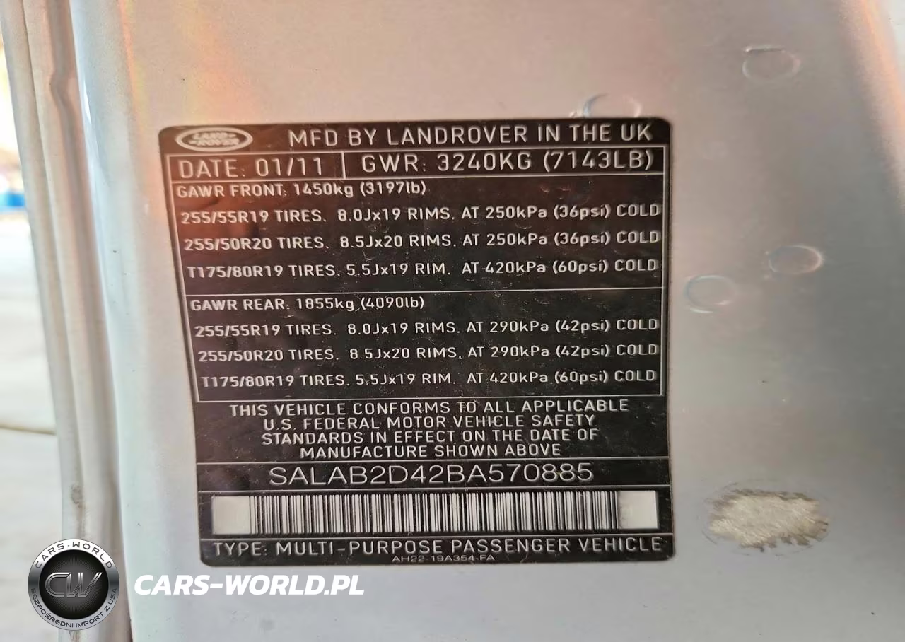 2011 Land Rover Lr4 VIN:SALAB2D42BA570885 - 13
