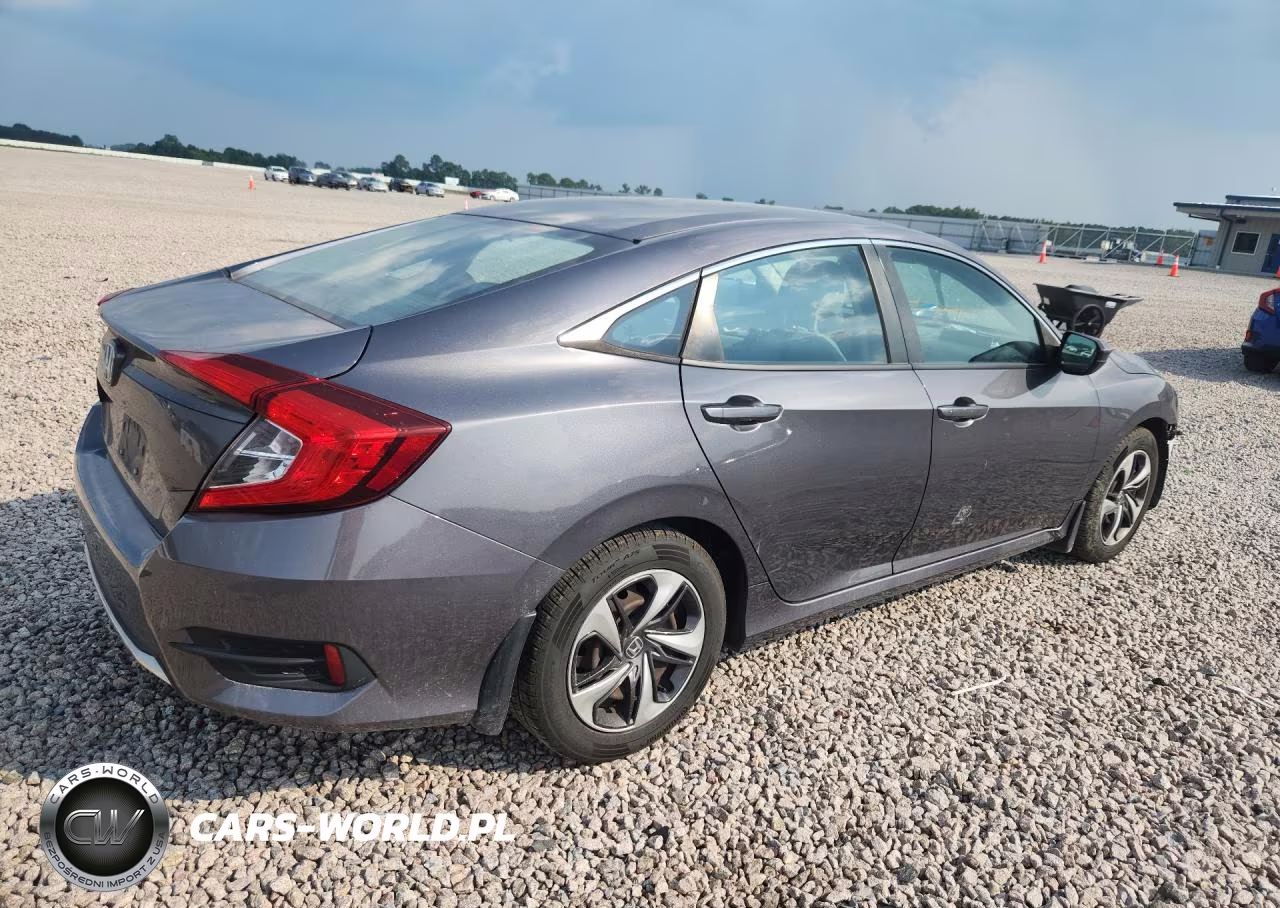 2020 Honda Civic Lx VIN:2HGFC2F66LH531956 - 3