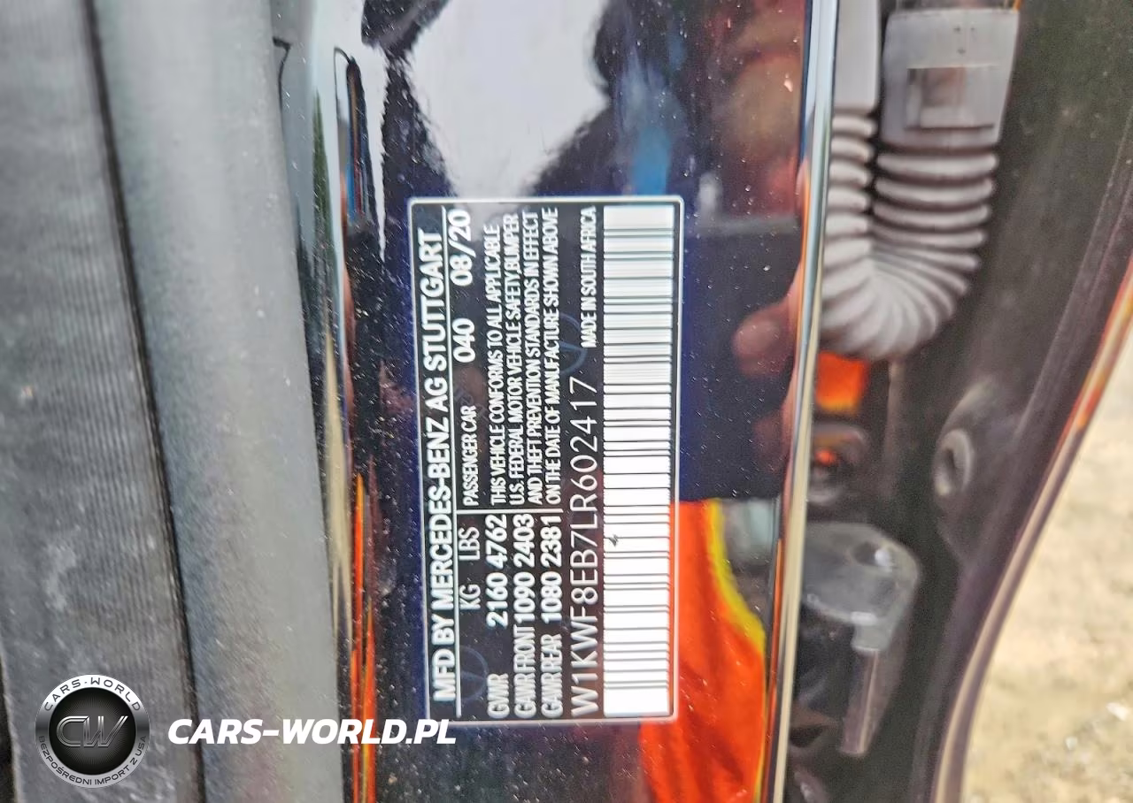 2020 Mercedes-Benz C 300 4Matic VIN:W1KWF8EB7LR602417 - 12