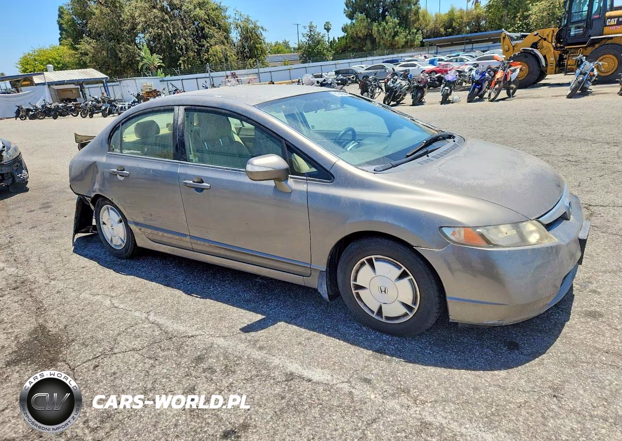 2007 Honda Civic Hybrid VIN:JHMFA36237S024615 - 4