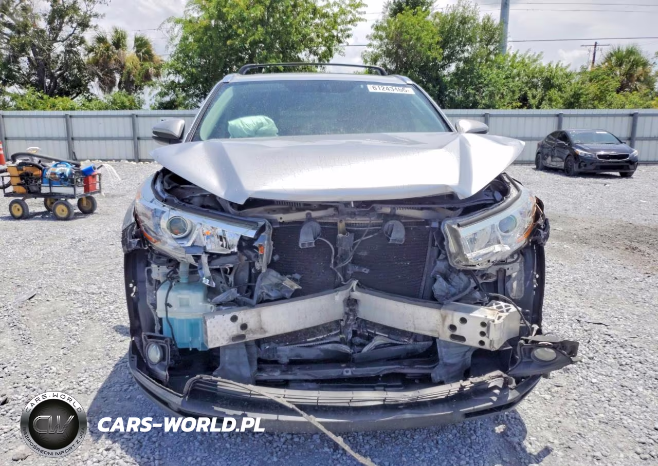2014 Toyota Highlander Xle VIN:5TDJKRFH4ES036472 - 5