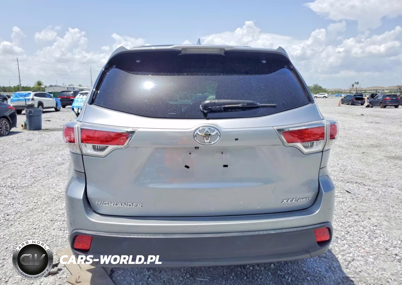 2014 Toyota Highlander Xle VIN:5TDJKRFH4ES036472 - 6