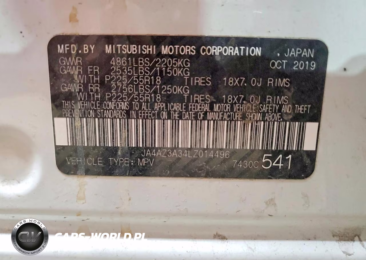 2020 Mitsubishi Outlander Se VIN:JA4AZ3A34LZ014496 - 12