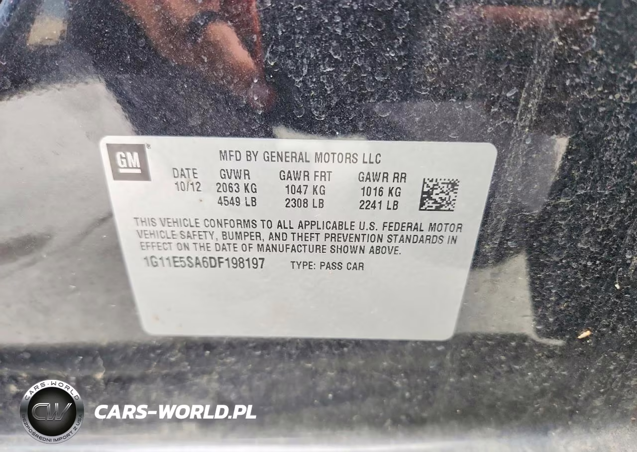 2013 Chevrolet Malibu 2Lt VIN:1G11E5SA6DF198197 - 12