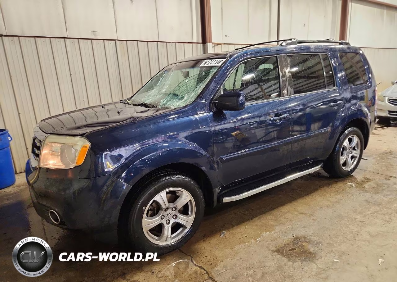 2012 Honda Pilot Exl VIN:5FNYF4H59CB048143 - 1