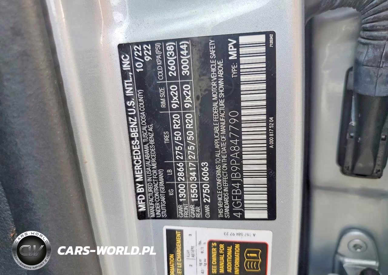 2023 Mercedes-Benz Gle 350 VIN:4JGFB4JB9PA847790 - 12