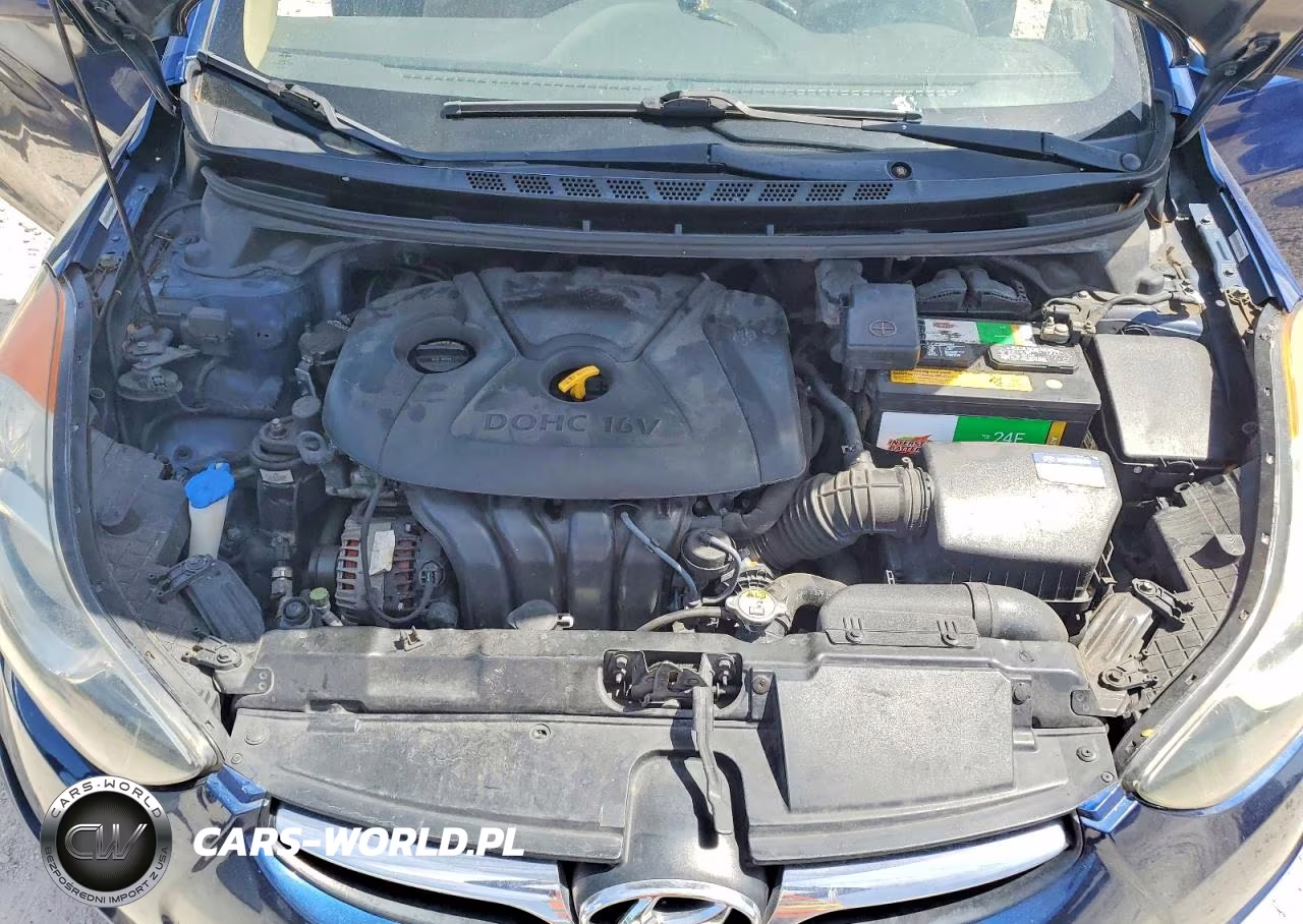2013 Hyundai Elantra Gls VIN:KMHDH4AE0DU524920 - 11
