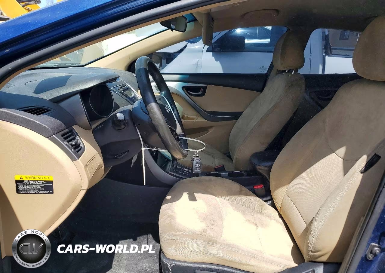 2013 Hyundai Elantra Gls VIN:KMHDH4AE0DU524920 - 7