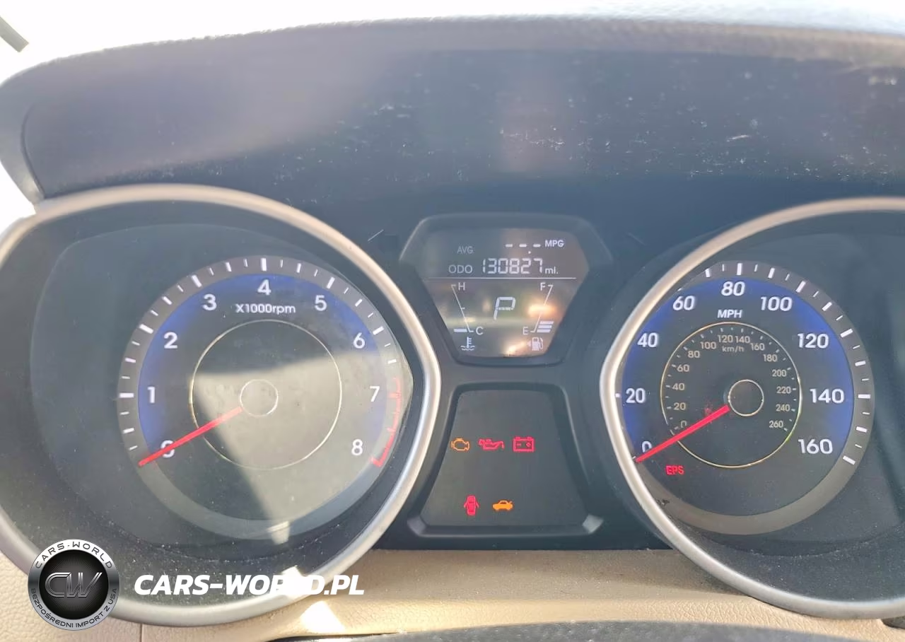 2013 Hyundai Elantra Gls VIN:KMHDH4AE0DU524920 - 9