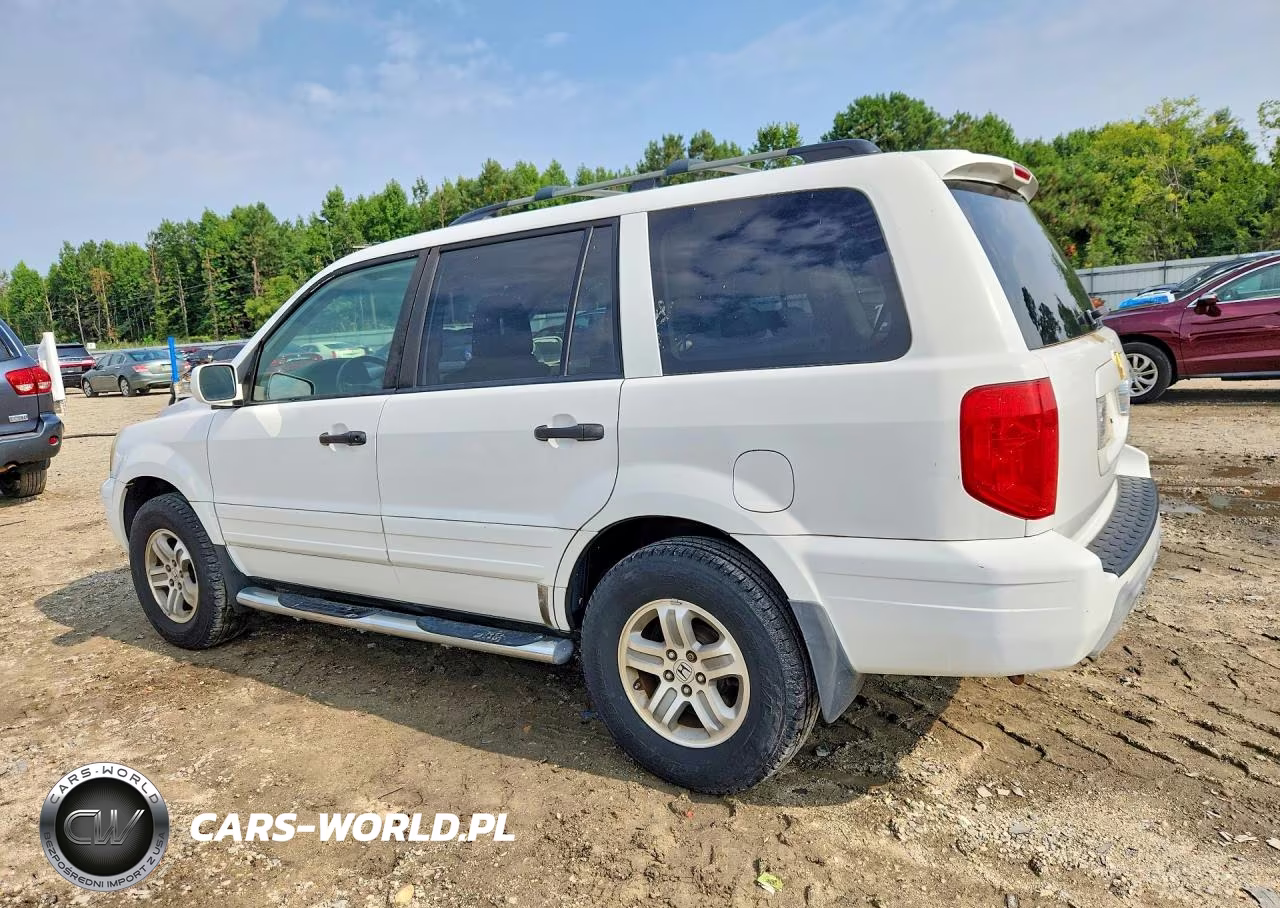 2005 Honda Pilot Exl VIN:2HKYF18755H528510 - 2