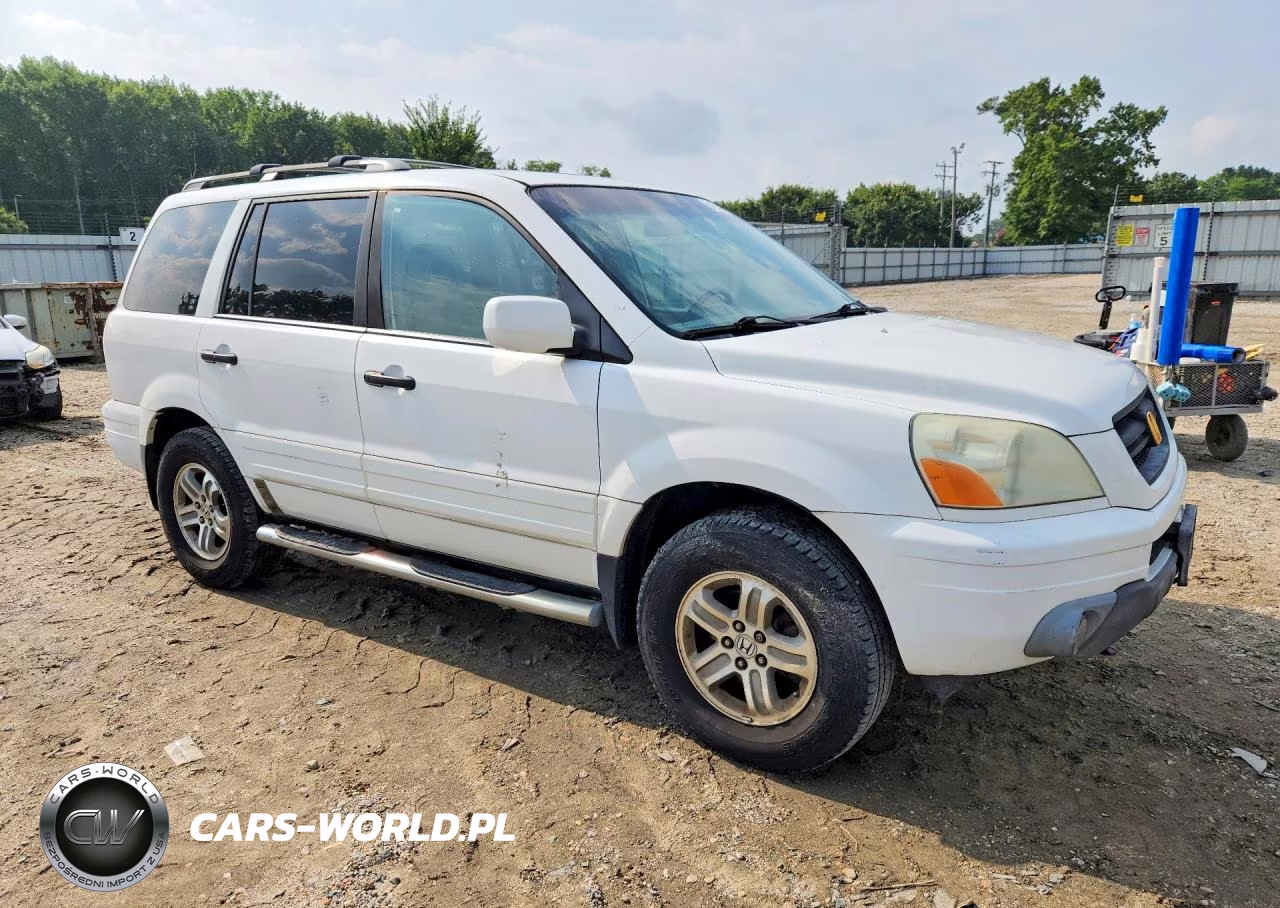 2005 Honda Pilot Exl VIN:2HKYF18755H528510 - 4