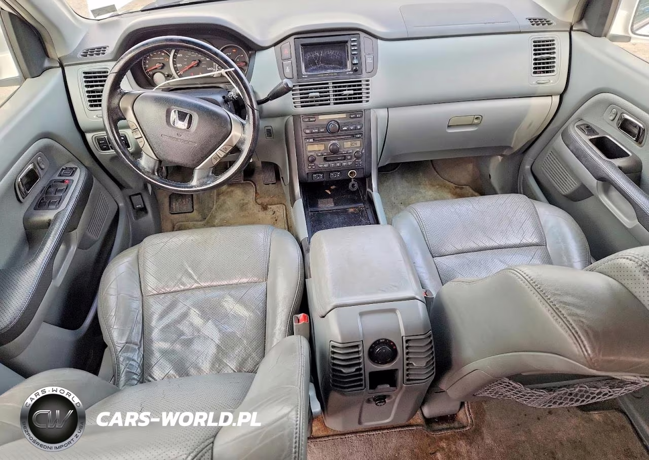 2005 Honda Pilot Exl VIN:2HKYF18755H528510 - 8