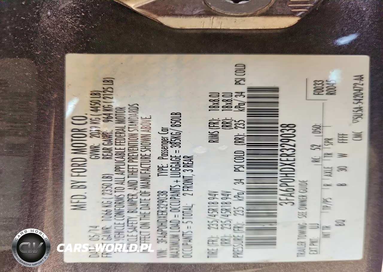 2014 Ford Fusion Se VIN:3FA6P0HDXER329038 - 12