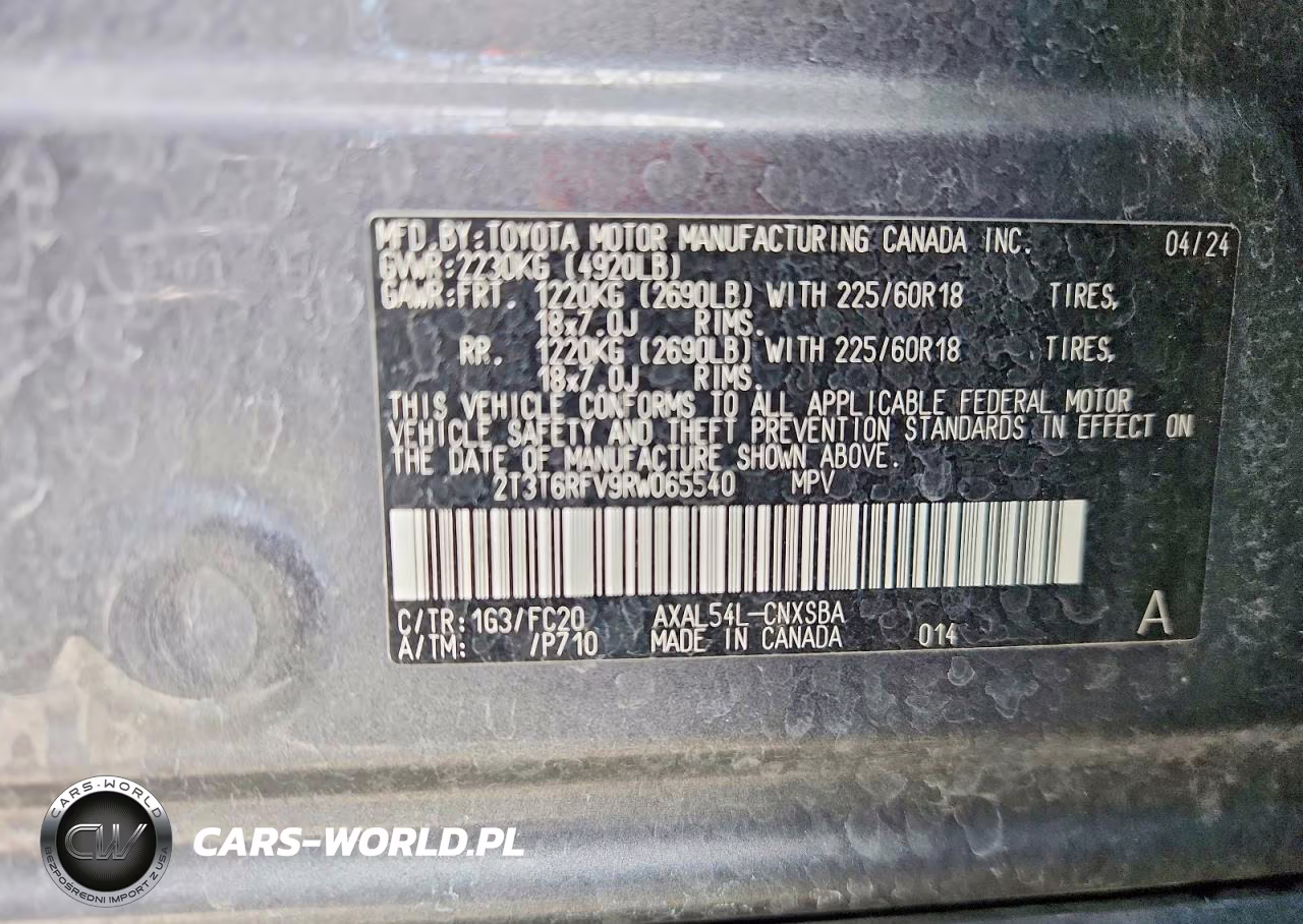 2024 Toyota Rav4 Se VIN:2T3T6RFV9RW065540 - 12