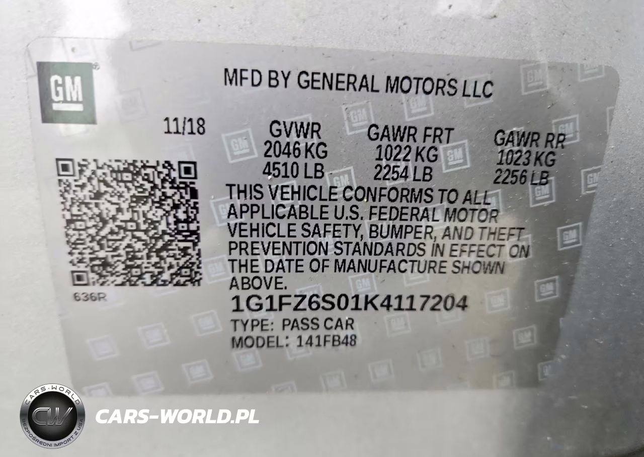 2019 Chevrolet Bolt Ev Premier VIN:1G1FZ6S01K4117204 - 12