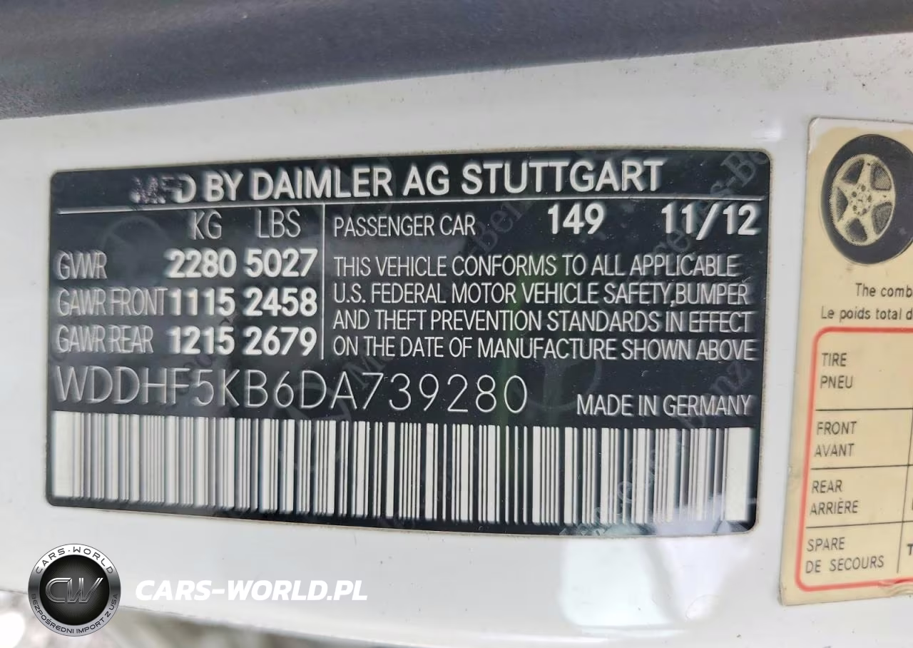2013 Mercedes-Benz E 350 VIN:WDDHF5KB6DA739280 - 12