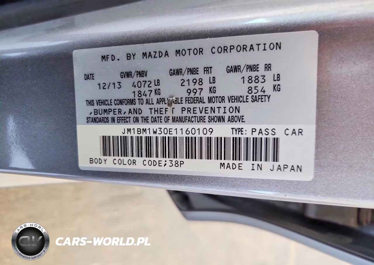 2014 Mazda 3 Grand Touring VIN:JM1BM1W30E1160109 - 13
